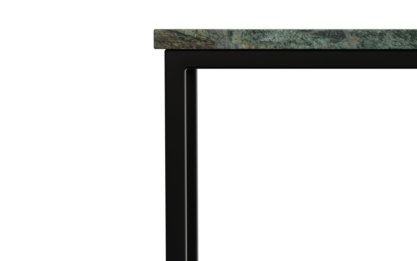 Green | Skyler C Side Table with Genuine Marble Top