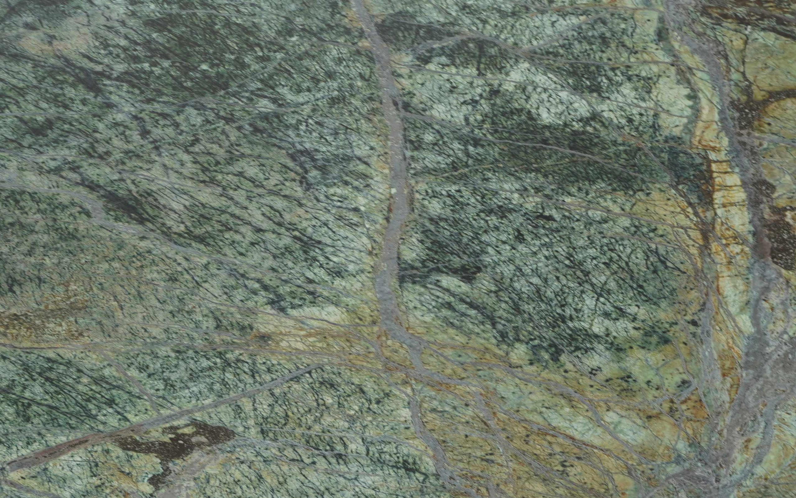 Green | Skyler C Side Table with Genuine Marble Top