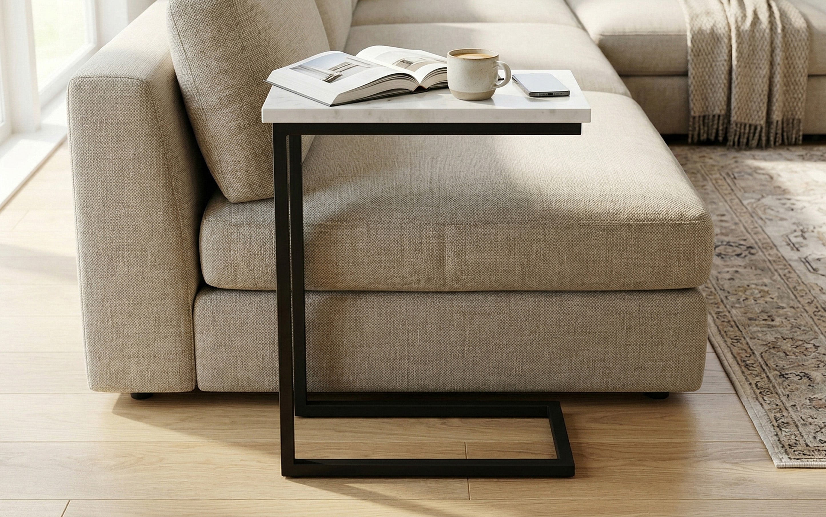 Marble C Side Table | Skyler Side Table – Simpli Home