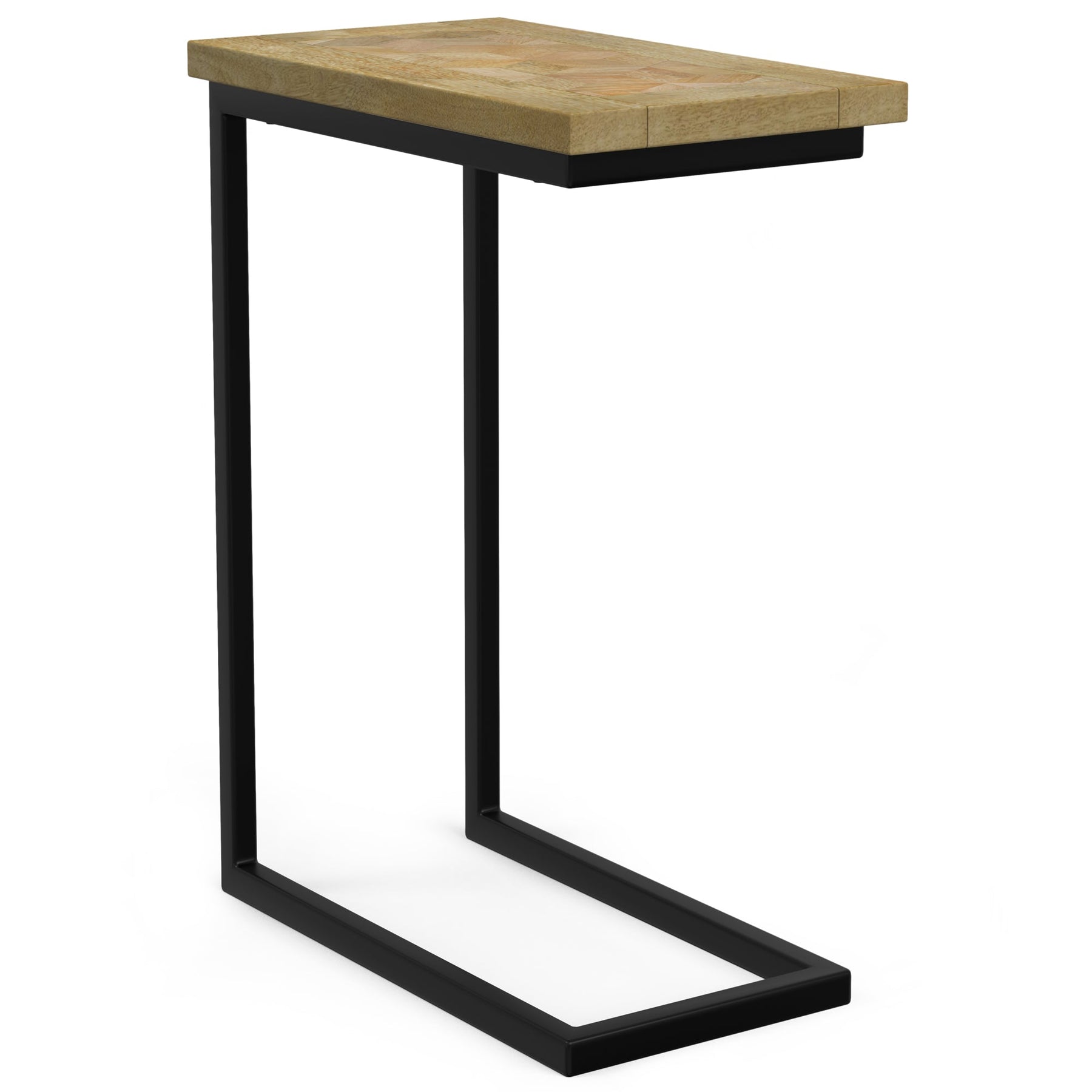 Natural | Skyler C Side Table with Inlay