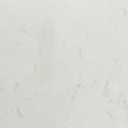 White Marble | Skyler 20 inch C Side Table with Genuine Marble Top