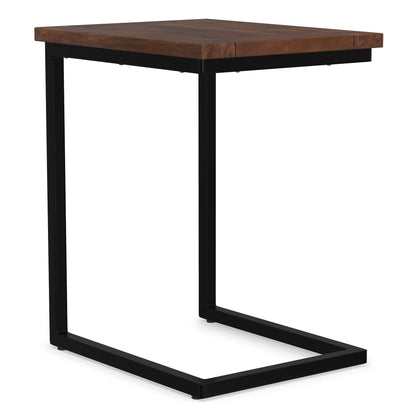 Walnut Brown | Skyler Wide C Side Table in Mango