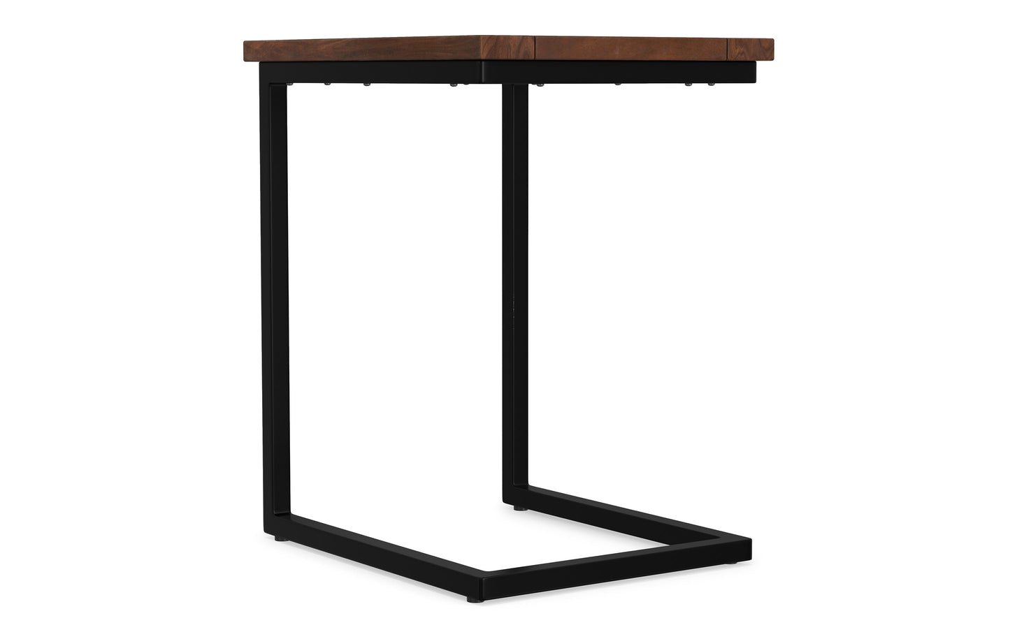 Walnut Brown | Skyler Wide C Side Table in Mango