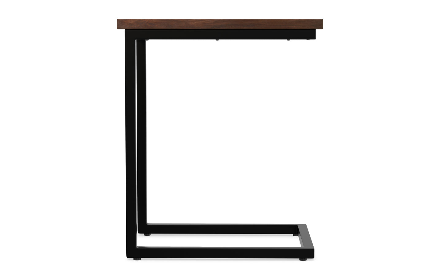 Walnut Brown | Skyler Wide C Side Table in Mango