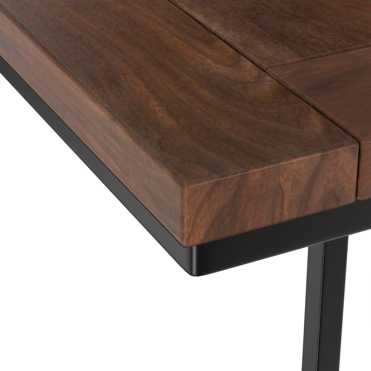 Walnut Brown | Skyler Wide C Side Table in Mango
