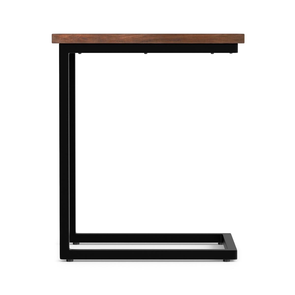 Walnut Brown | Skyler Wide C Side Table in Mango