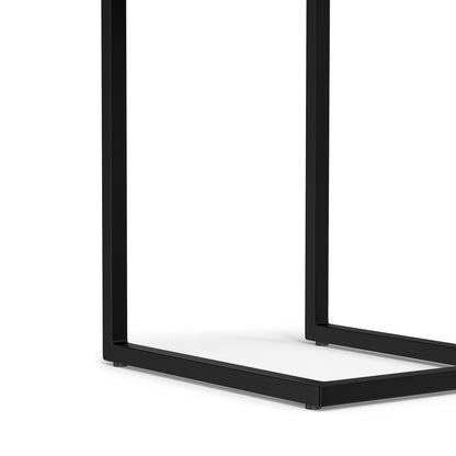 Dark Cognac Brown | Skyler Wide C Side Table in Mango