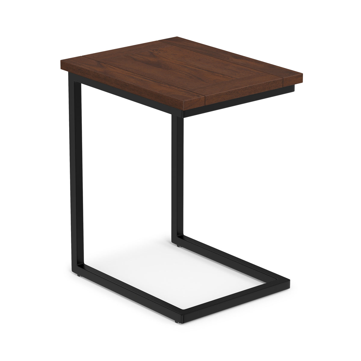 Dark Cognac Brown | Skyler Wide C Side Table in Mango