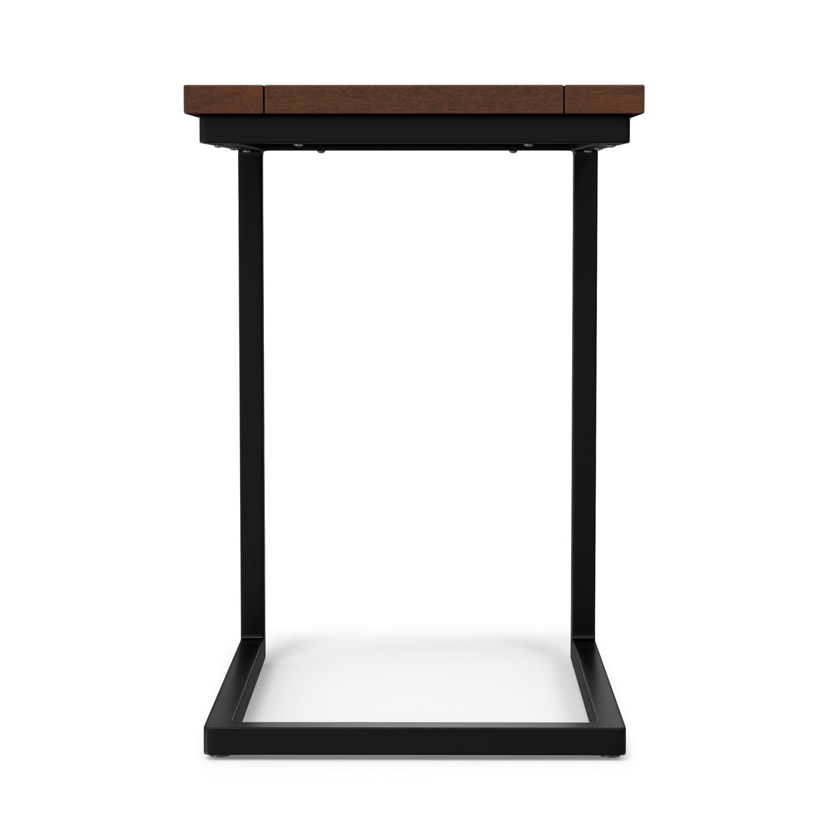 Dark Cognac Brown | Skyler Wide C Side Table in Mango