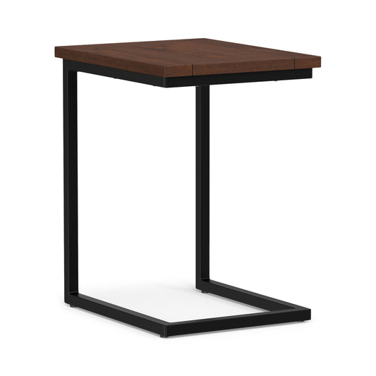 Dark Cognac Brown | Skyler Wide C Side Table in Mango