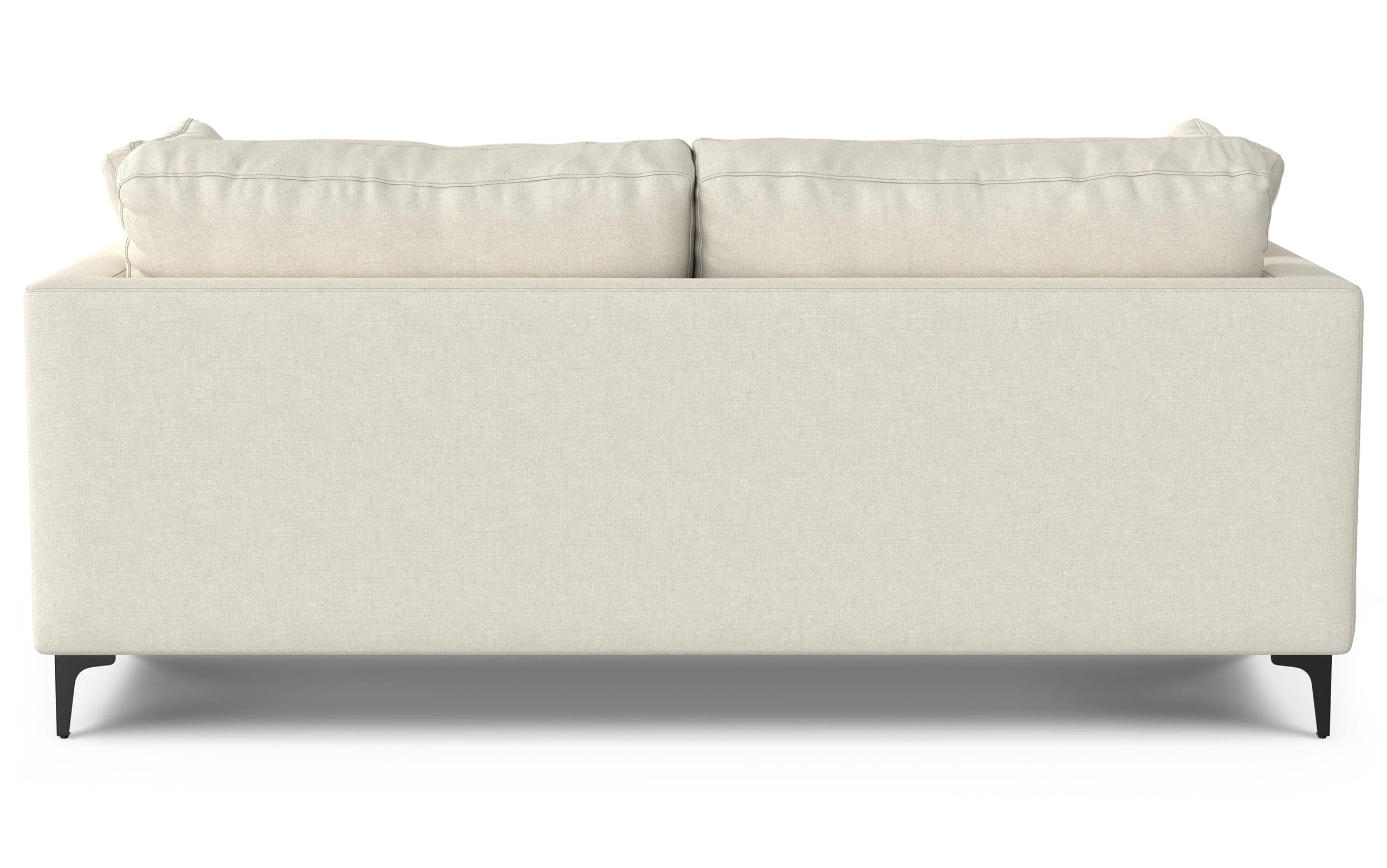 Cream Performance Fabric | Ava 76 inch Mid Century Sofa