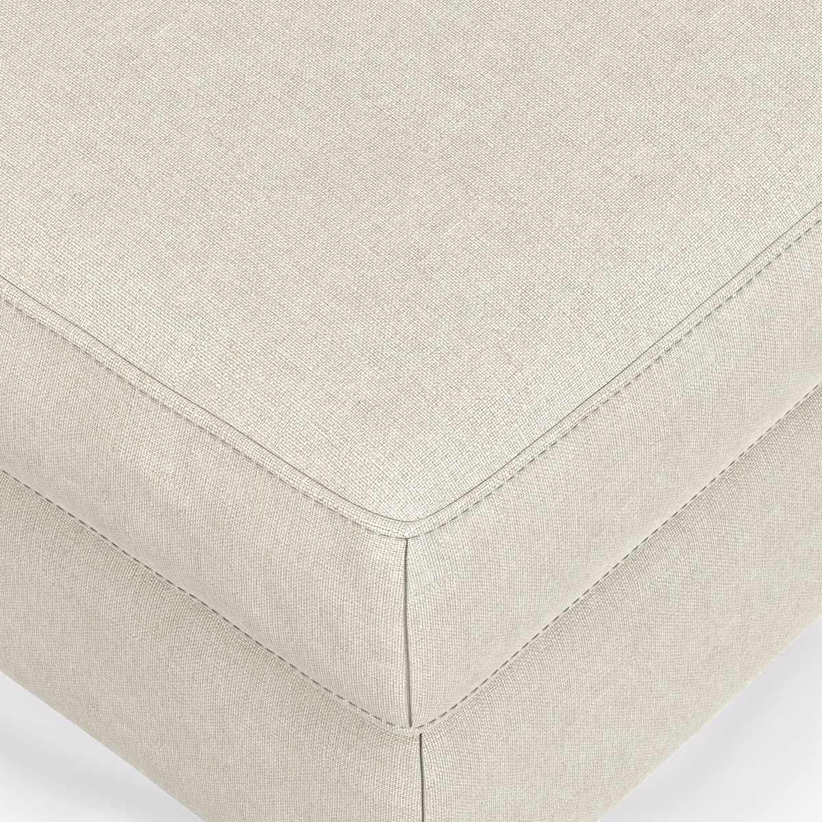 Cream | Ava Mid Century Corner Sectional Sofa