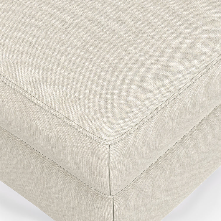 Cream | Ava Mid Century Corner Sectional Sofa