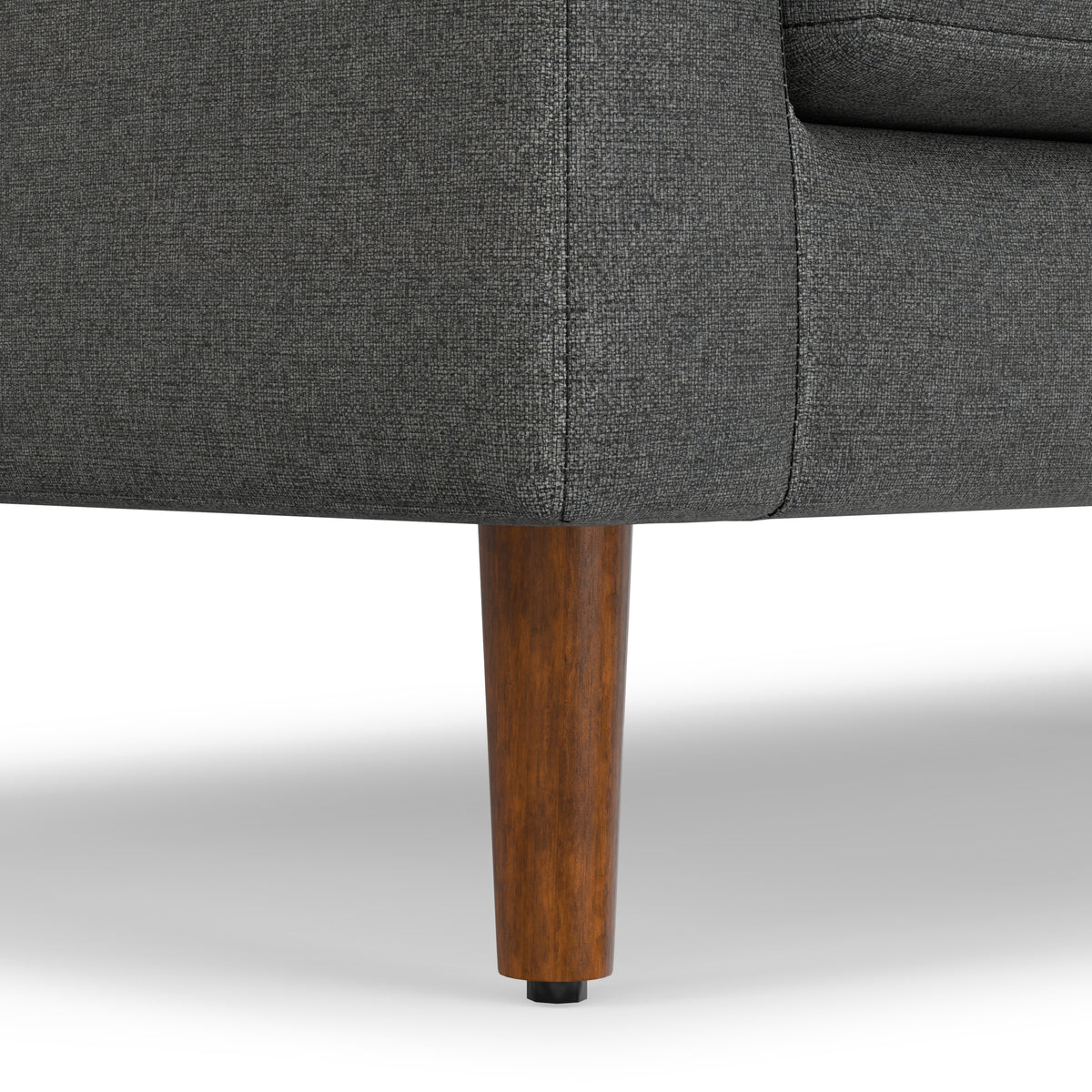 Pebble Grey | Ava Mid Century Corner Sectional Sofa