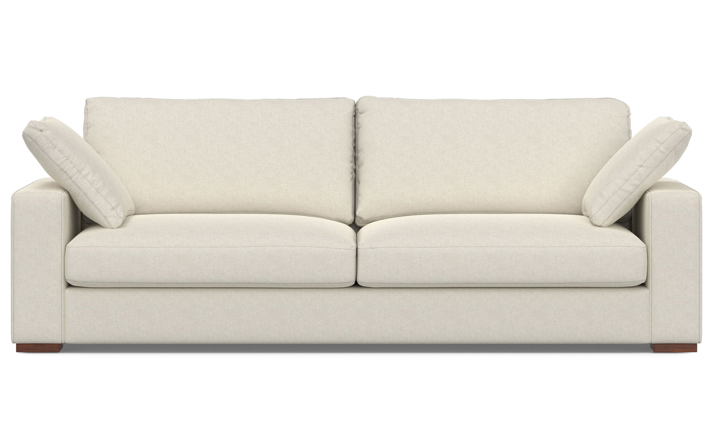 Cream Performance Fabric | Charlie 96 inch Deep Seater Sofa