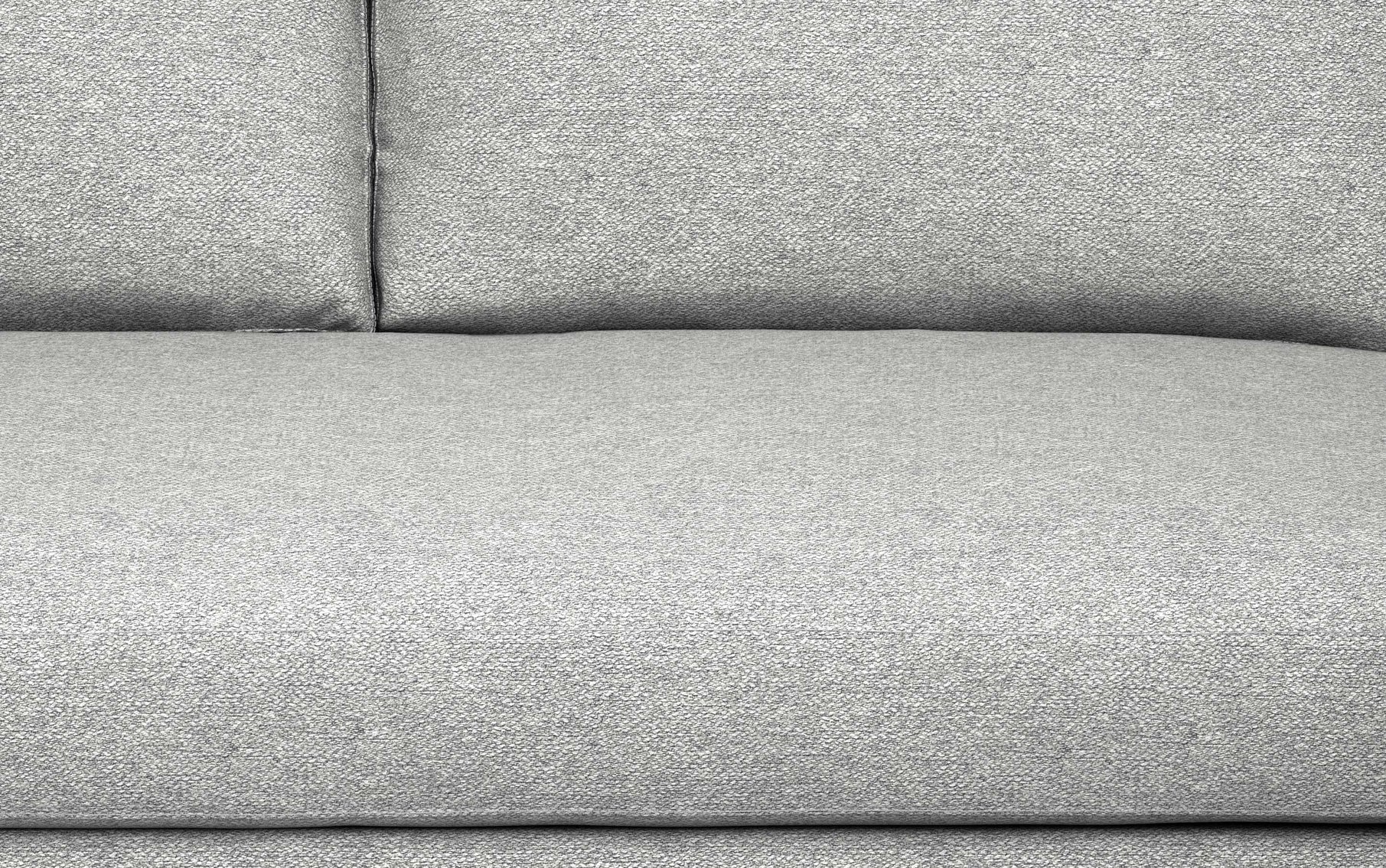 Mist Grey Woven Polyester Fabric | Morrison 72 inch Mid Century Sofa