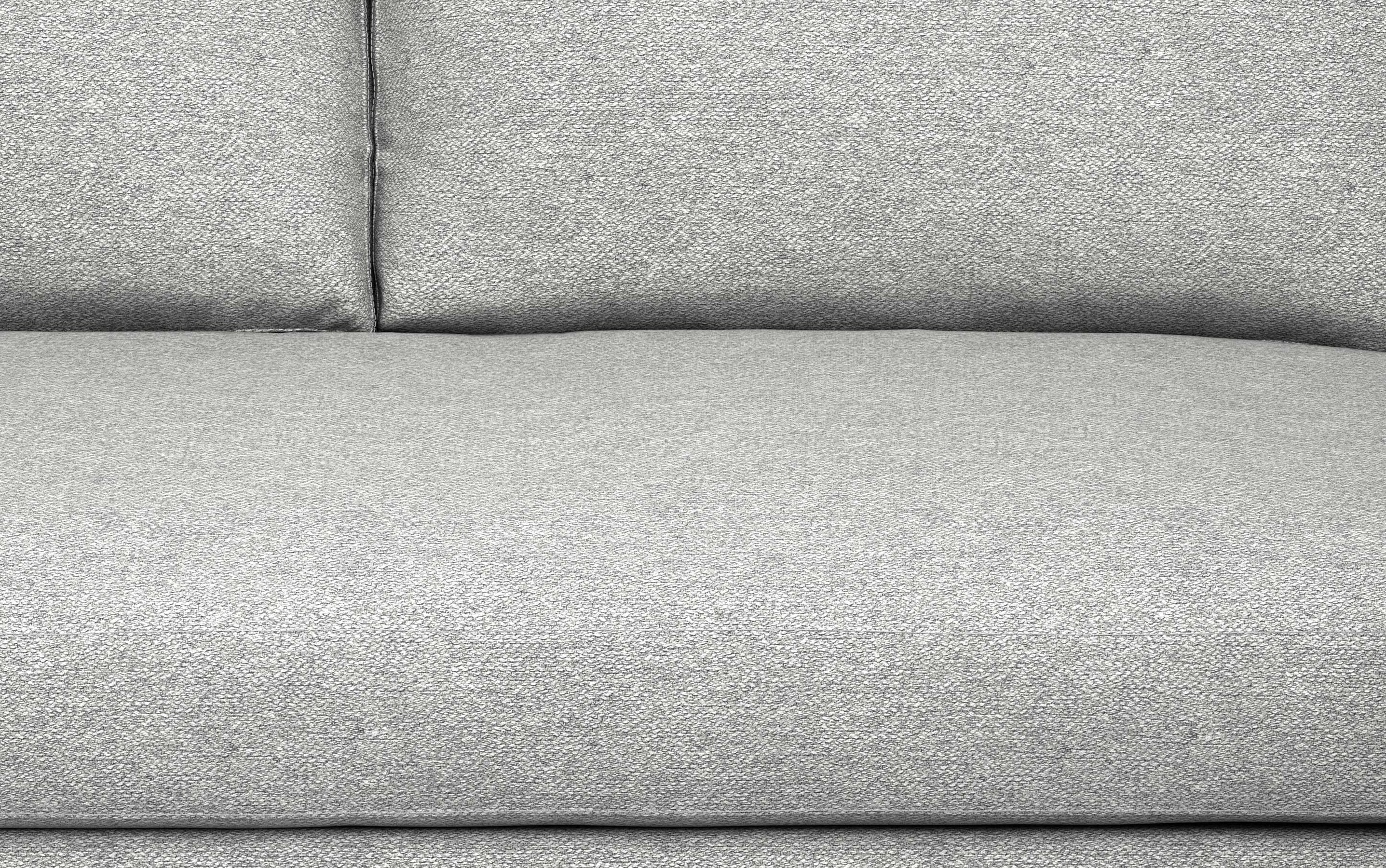 Mist Grey Woven-Blend Fabric | Morrison 72 inch Mid Century Sofa