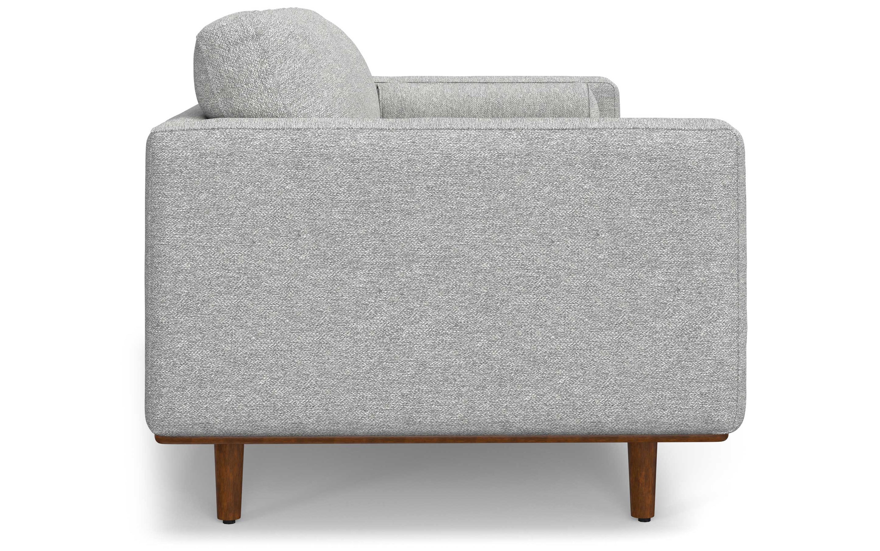 Mist Grey Woven-Blend Fabric | Morrison 88.5 inch Mid Century Sofa