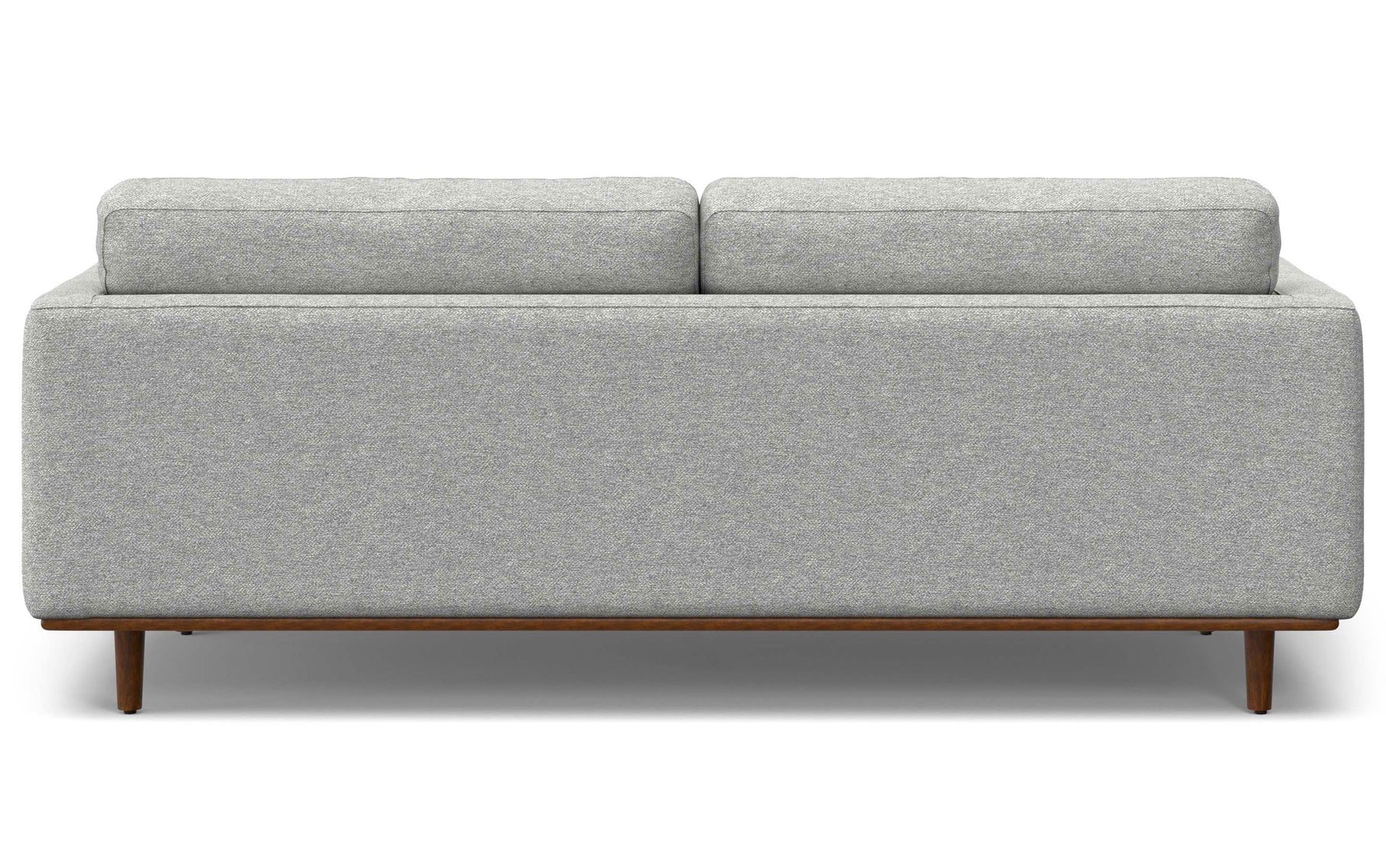 Mist Grey Woven-Blend Fabric | Morrison 88.5 inch Mid Century Sofa