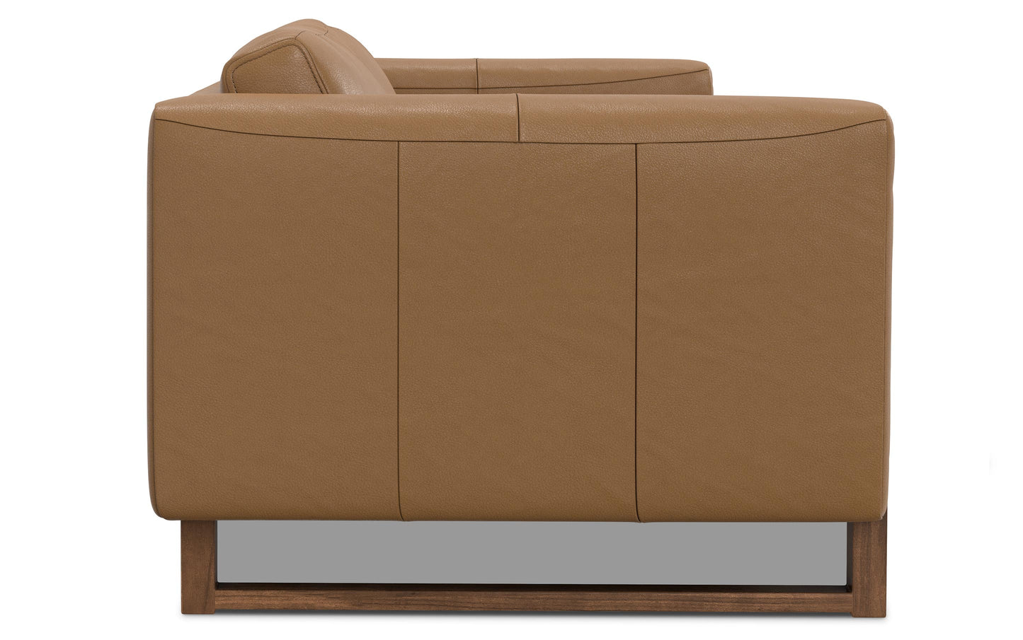 Butternut Brown Genuine Leather | Richard 83 inch Sofa in Genuine Leather
