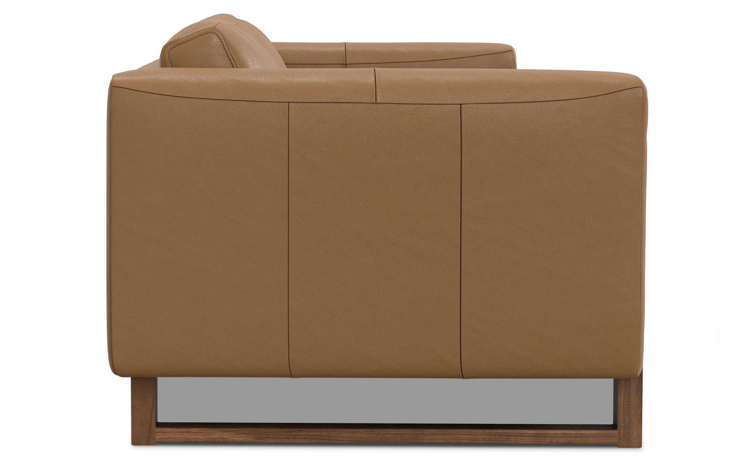 Butternut Brown Genuine Leather | Richard 83 inch Sofa in Genuine Leather