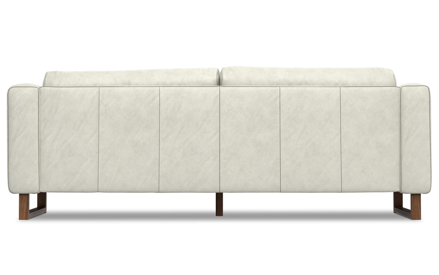 Light Smoke Grey Genuine Leather | Richard 83 inch Sofa in Genuine Leather