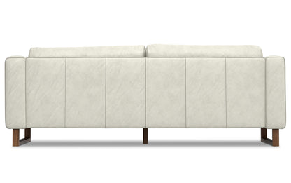 Light Smoke Grey Genuine Leather | Richard 83 inch Sofa in Genuine Leather