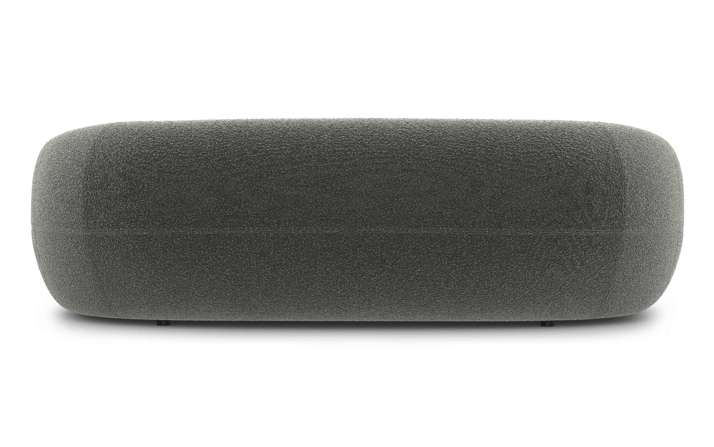 Stone Grey Boucle Performance Fabric | Sherri 89 inch Sofa in Boucle Performance Fabric