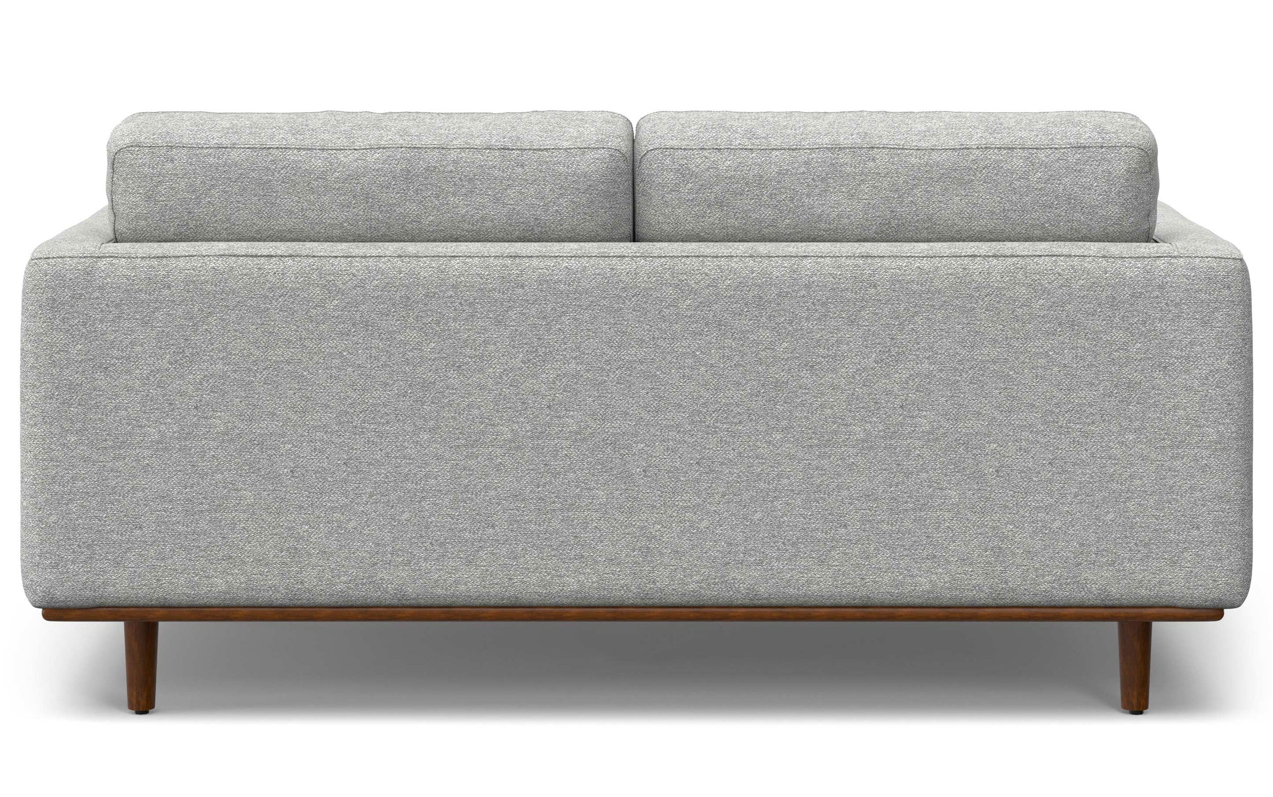 Mist Grey Woven-Blend Fabric | Morrison 72-inch Sofa and Ottoman Set in Woven-Blend Fabric