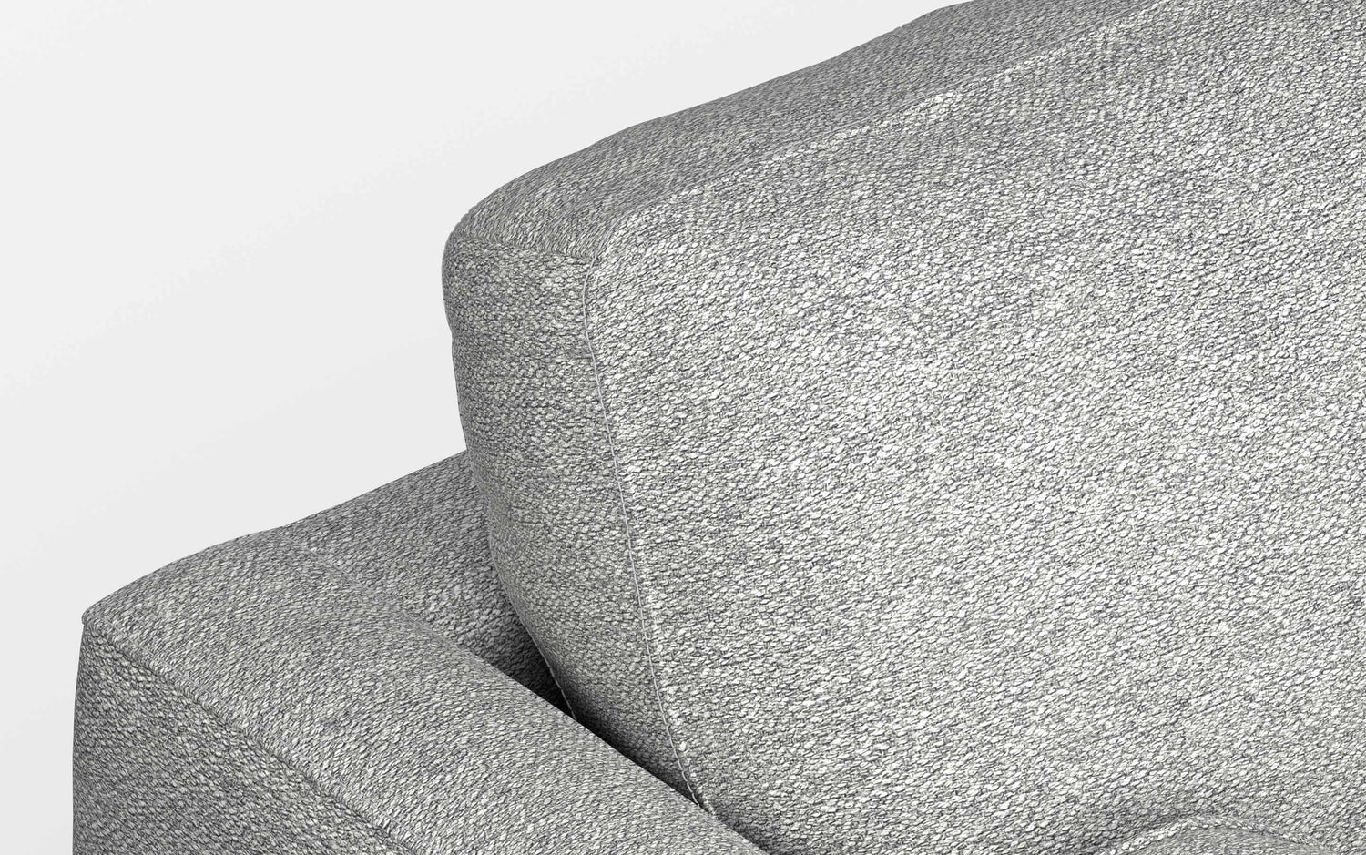 Mist Grey Woven Polyester Fabric | Morrison 89-inch Sofa and Ottoman Set