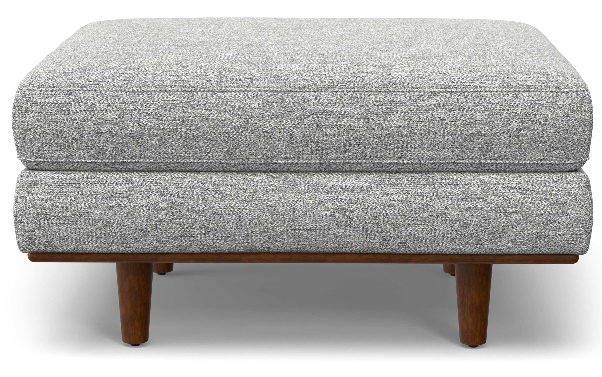 Mist Grey Woven-Blend Fabric | Morrison 89-inch Sofa and Ottoman Set