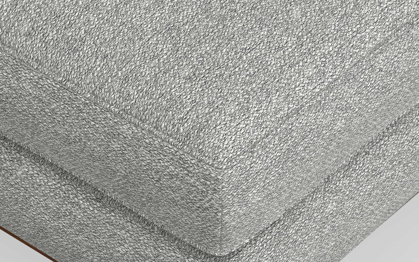 Mist Grey Woven-Blend Fabric | Morrison 89-inch Sofa and Ottoman Set