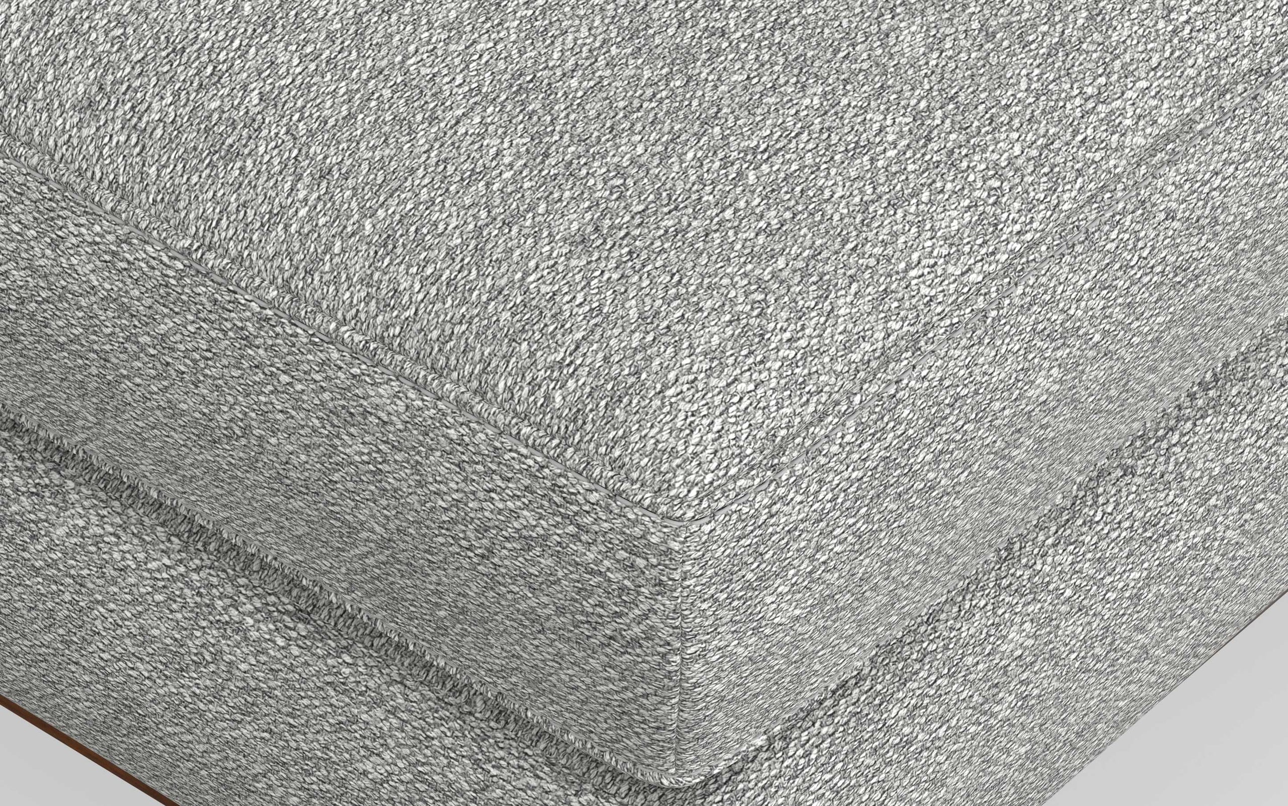 Mist Grey Woven-Blend Fabric | Morrison 89-inch Sofa and Ottoman Set