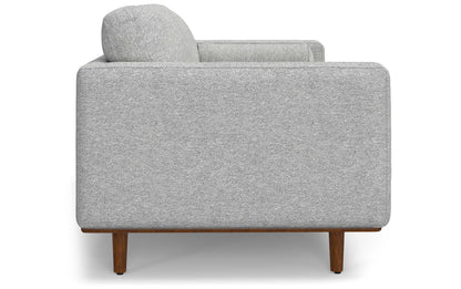 Mist Grey Woven-Blend Fabric | Morrison 89-inch Sofa and Ottoman Set