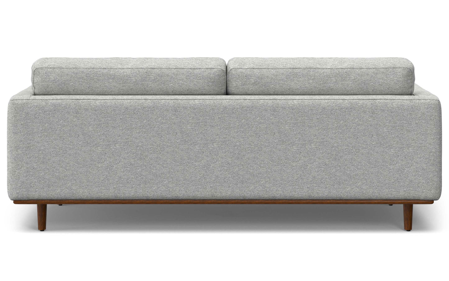 Mist Grey Woven-Blend Fabric | Morrison 89-inch Sofa and Ottoman Set