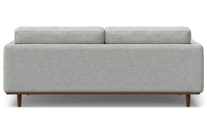 Mist Grey Woven-Blend Fabric | Morrison 89-inch Sofa and Ottoman Set