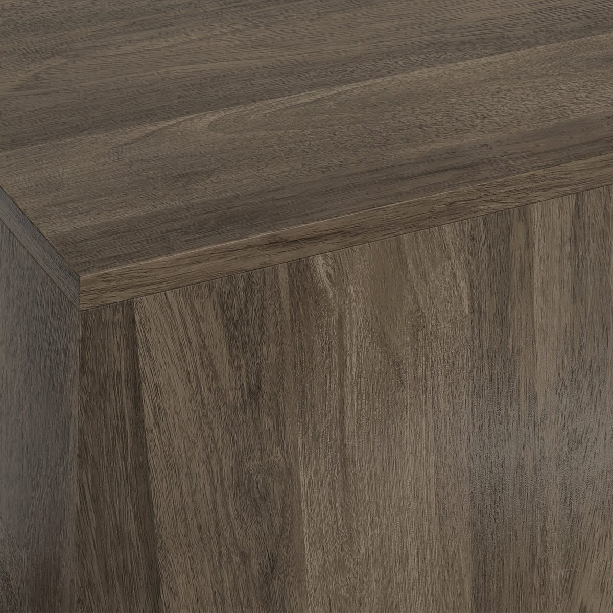 Ash Grey | Terry 16 inch Square Geometric Accent Table