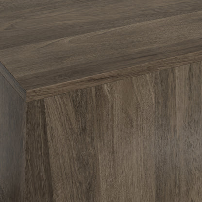 Ash Grey | Terry 16 inch Square Geometric Accent Table