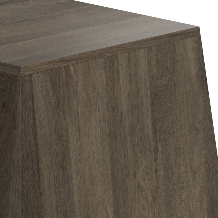 Ash Grey | Terry 16 inch Square Geometric Accent Table