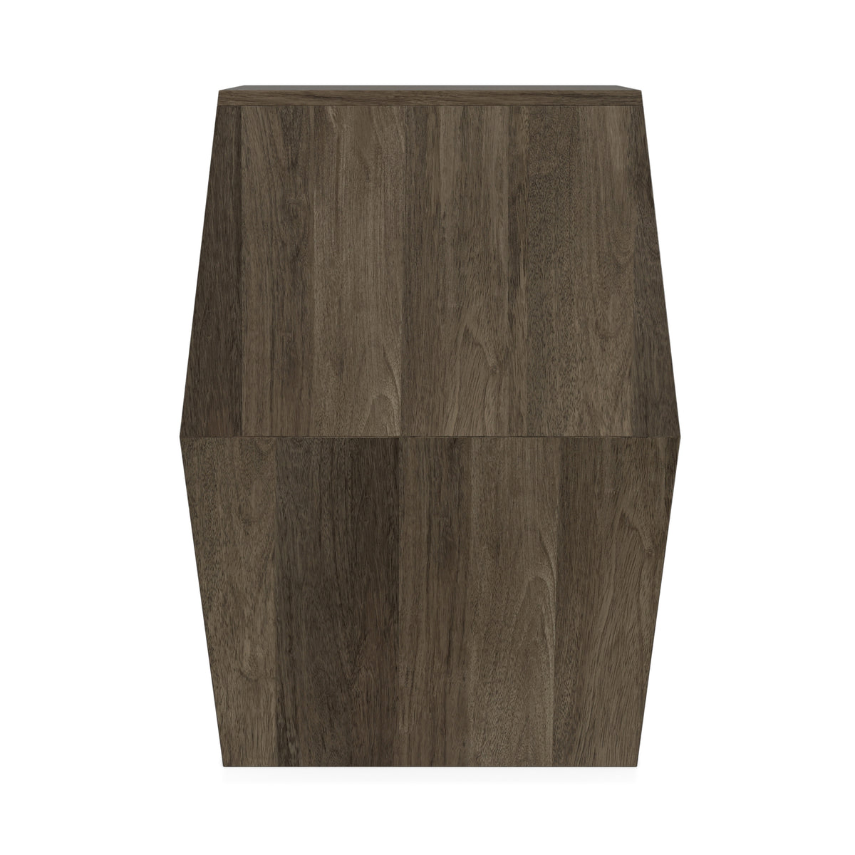 Ash Grey | Terry 16 inch Square Geometric Accent Table