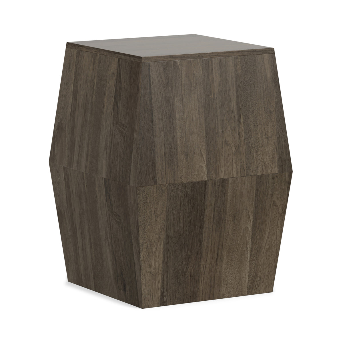 Ash Grey | Terry 16 inch Square Geometric Accent Table