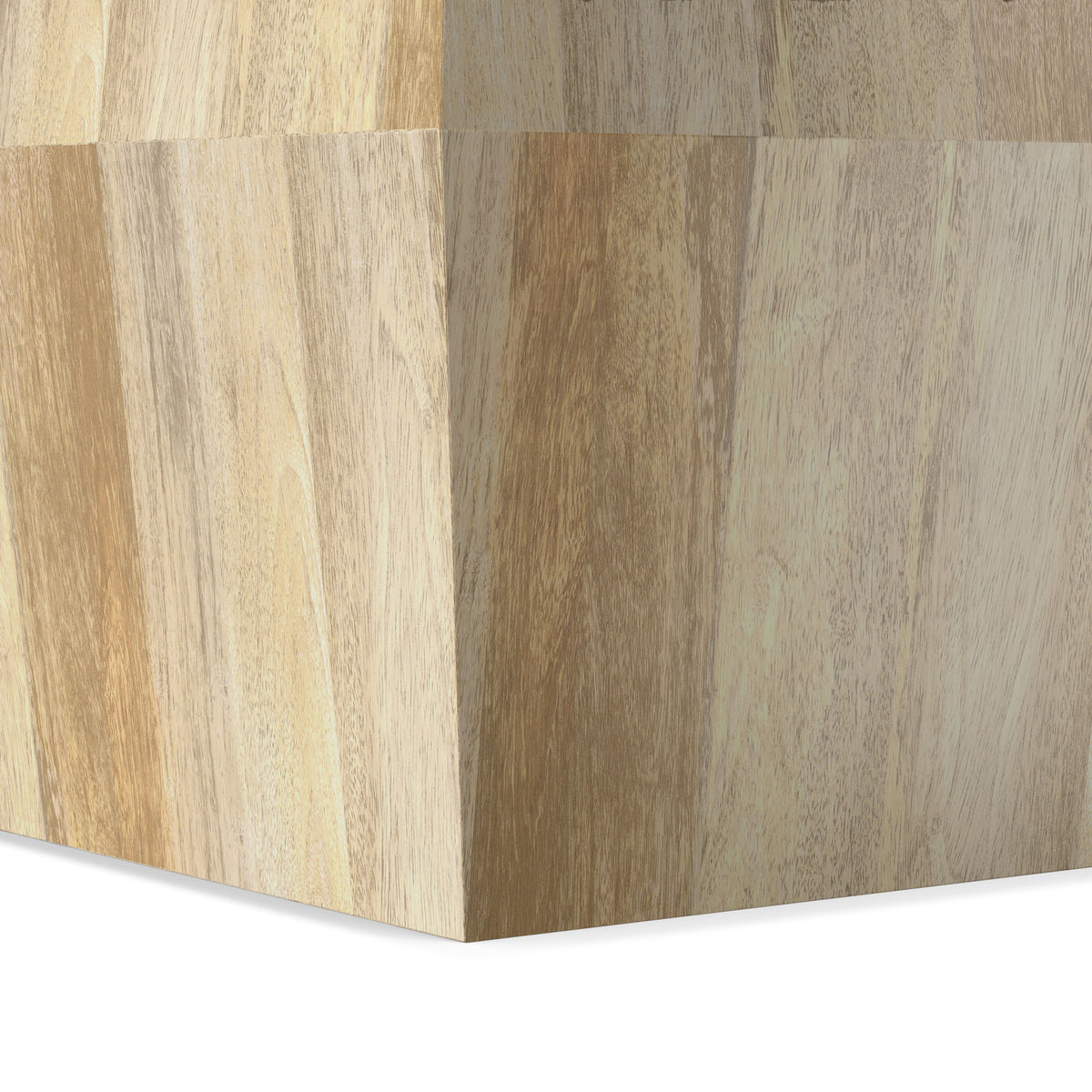 Refined Natural | Terry 16 inch Square Geometric Accent Table