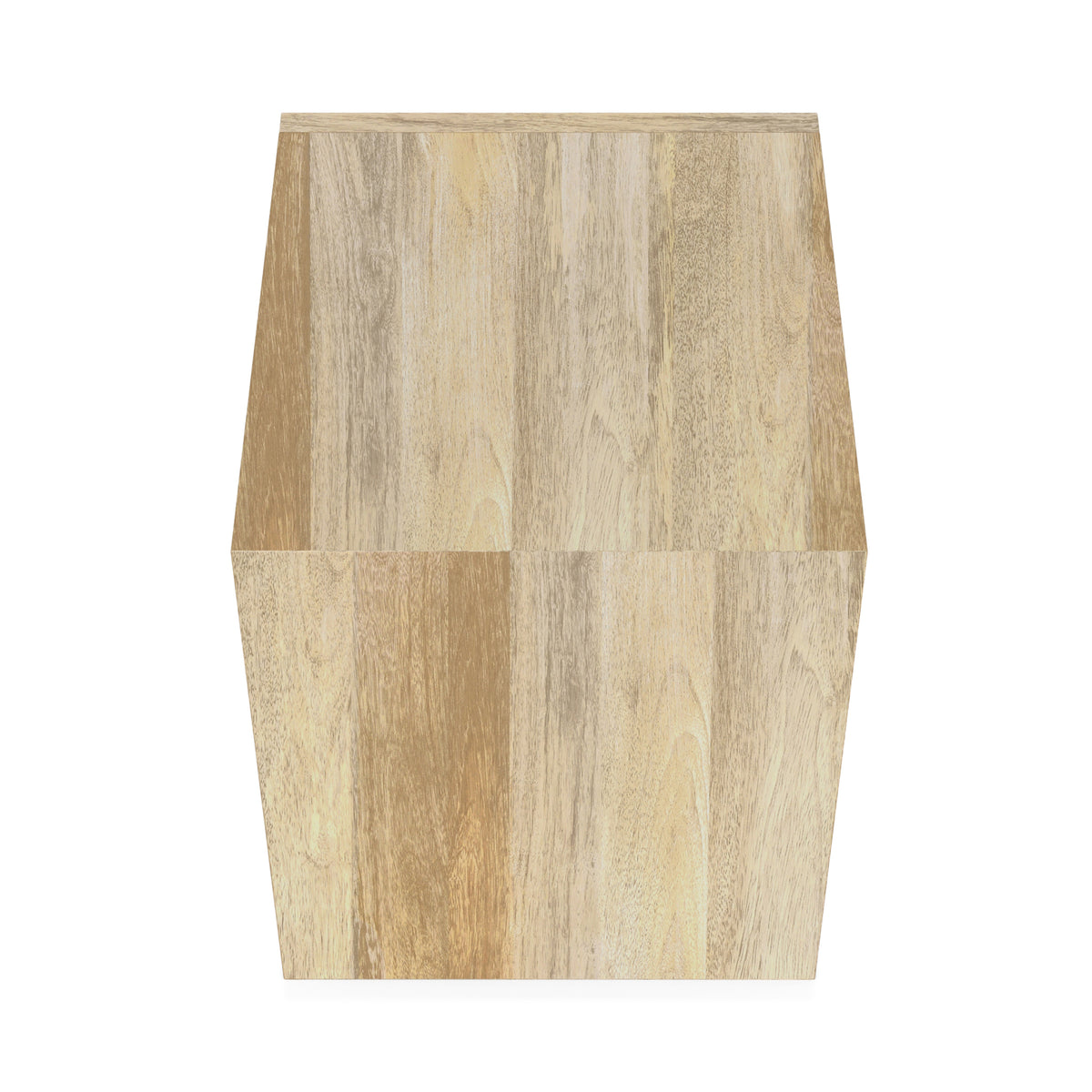 Refined Natural | Terry 16 inch Square Geometric Accent Table