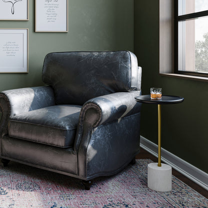 Black | Turner Side Table in Mango