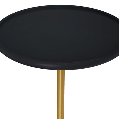 Black | Turner Side Table in Mango