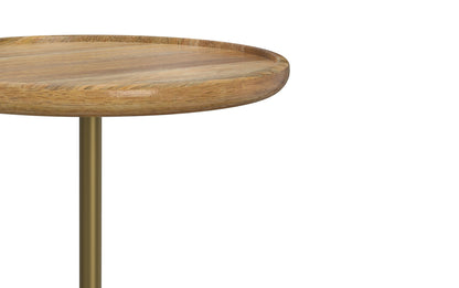 Natural Antique Brass | Turner  Side Table