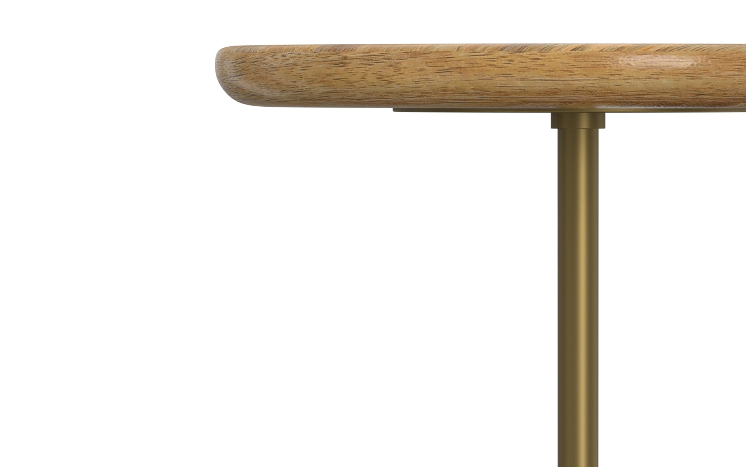 Natural Antique Brass | Turner  Side Table