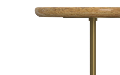 Natural Antique Brass | Turner  Side Table