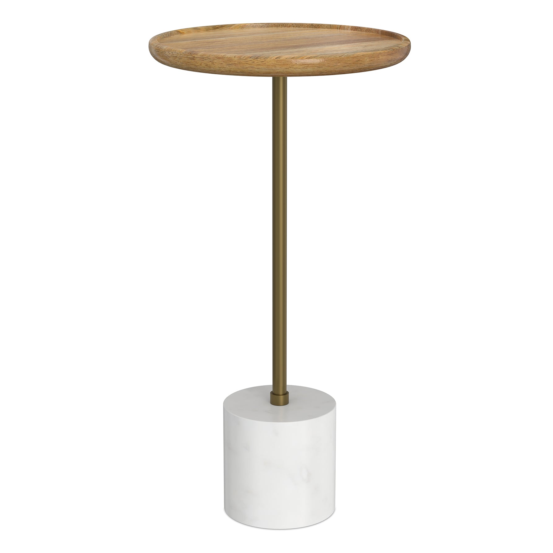 Natural Antique Brass | Turner  Side Table