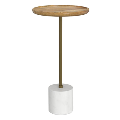 Natural Antique Brass | Turner  Side Table